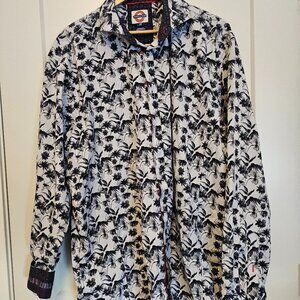 Big & Tall Jermyn & Bund Long Sleave Button Up 2xlt